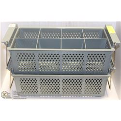 NEW 8 COMPARTMENT CUTLERY RACKS - LOT OF 2