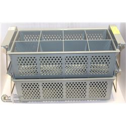 NEW 8 COMPARTMENT CUTLERY RACKS - LOT OF 2