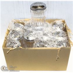 LOT OF 12 NEW CHEESE OR PEPPER SHAKERS