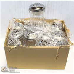 LOT OF 12 NEW CHEESE OR PEPPER SHAKERS
