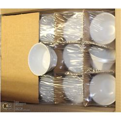 LOT OF 36 STEELITE 7OZ SUGAR / BOULLION CUPS - ON CHOICE