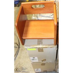 LOT OF 3 NEW TABLECRAFT WOOD BOOSTER SEATS