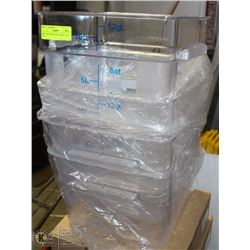 LOT OF 4 NEW 12QT INGREDIENT BINS - ON CHOICE