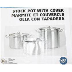 16QT HEAVY DUTY STAINLESS STOCK POT
