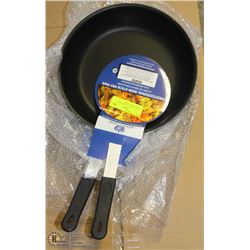 LOT OF 2 NEW 10" NON STICK ALUMINUM FRY PANS