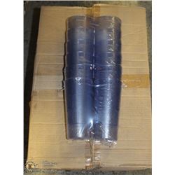 CASE OF 12 DOZEN NEW 20 OZ BLUE TUMBLERS
