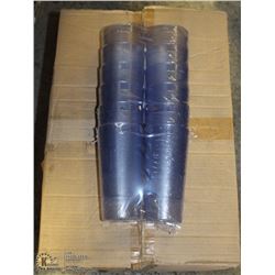CASE OF 12 DOZEN NEW 20 OZ BLUE TUMBLERS