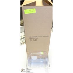 LOT OF 12 NEW 1/6 POLYCARB 4" DEEP INSERTS