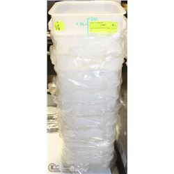 LOT OF 12 NEW 2QT INGREDIENT BINS