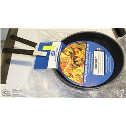 LOT OF 2 NEW 12" NON STICK ALUMINUM FRY PANS