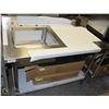 Image 1 : STAINLESS STEEL PREP TABLE WITH SINK 48"X30"X35"