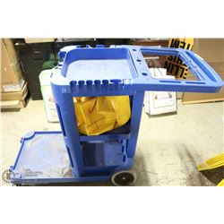RUBBERMAID JANITOR CART