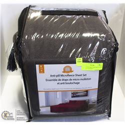 KING STONE GRAY ANTI-PILL SUPER SOFT MICROFLEECE