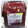 Image 1 : KING CRANBERRY ANTI-PILL SUPER SOFT MICROFLEECE