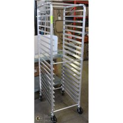 NEW ALUMINUM 20 PAN BUN RACK