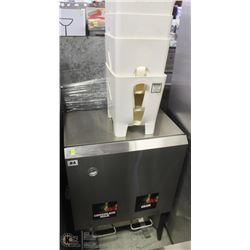 SILVER KING MILK DISPENSER WITH 4 BINS 27"X17"X39"