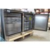 Image 5 : NEW ICB 2 DOOR SANDWICH PREP COOLER 49"X30"X45"