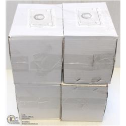 4 NEW LOCKING CASTORS 2-3/8" PLATE