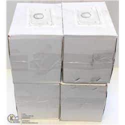 4 NEW LOCKING CASTORS 2-3/8" PLATE