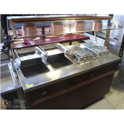STEAM TABLE 59"X29"X58"