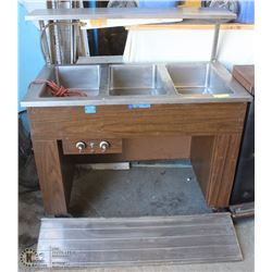 VOLLRATH BANQUET SERVING TABLE 46"X24"X49"