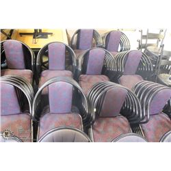 LOT OF APPROX. 60 BLACK AND PURPLE STACKABLE