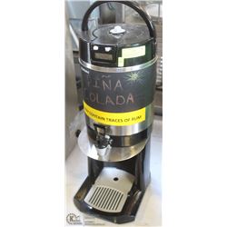 FETCO 1.5 GALLON BEVERAGE DISPENSER. DIGITAL ON