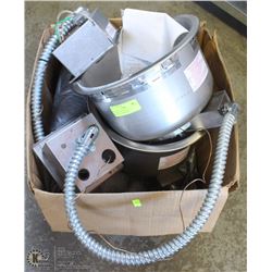 2 NEW BUILT IN ROUND 12" MODULAR WARMER &