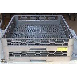 NEW FLAT CUTLERY DISH RACKS - LOT OF 2