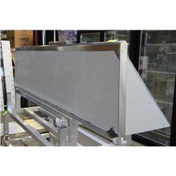NEW 72" X 16" STAINLESS STEEL WALL SHELF