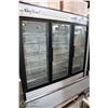 Image 2 : TRUE 3 GLASS DOOR FREEZER 77"X30"X79"