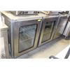 Image 1 : 3 DOOR BACK BAR COUNTER COOLER 85"X28"X40"
