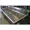 Image 2 : NEW 24" X 24" 3 COMP SINK
