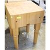Image 1 : NEW JOHN BOOS BUTCHER BLOCK TABLE