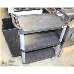 NEW 31" X 16" TROLLEY WITH REFUSE BIN