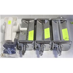 LOT OF 3 PASTA ATTACHMENTS FOR KICHEN AID W/