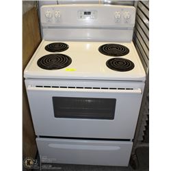 GALAXY 4 BURNER ELECTRIC RANGE WITH OVEN