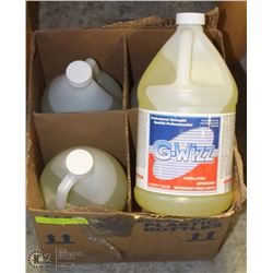 CASE OF 4 G-WIZZ 1 GALLON VENTILATOR DETERGENTS