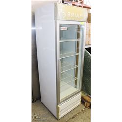 DISTEX GLASS DOOR REFRIDGERATOR 24"X24"X73"