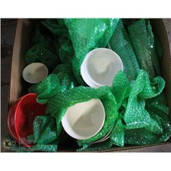 BOX OF ASSORTED DISHWARE