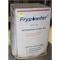 FRYPOWDER OIL STABALIZER AND FILTER AID