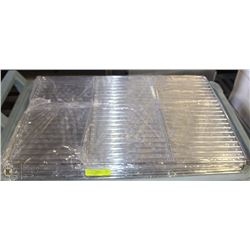 STAINLESS WIRE GRATES 15-3/4" X 24-3/4" - LOT OF