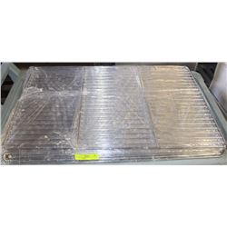 STAINLESS WIRE GRATES 15-3/4" X 24-3/4" - LOT OF