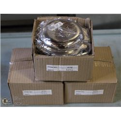 LOT OF 36 NEW STAINLESS STEEL ASHTRAYS