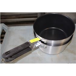 LOT OF 2 NEW HEAVY DUTY 7QT ALUMINUM NON-STICK