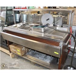 QUEST 4 COMPARTMENT STEAM TABLE 58"X37"X53"
