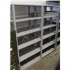 Image 1 : 4PC METAL RACKING WITH EXTRA SHELVES 75"H