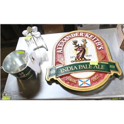 ALEXANDER KEITHS INDIAN PALE SIGN 24"X27", 4