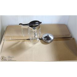 CHROME SUGAR/SYRUP DISPENSER - LOT OF 12 NEW