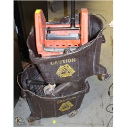 COMMERCIAL GRADE MOP BUCKETS W/ RINGER